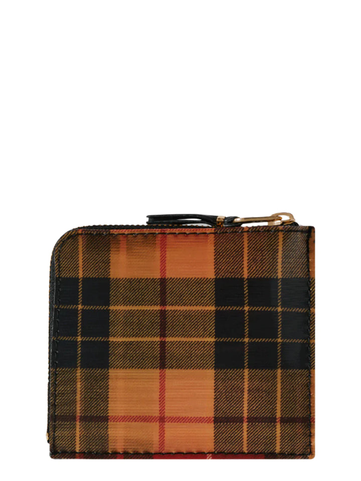 Lenticular Tartan L Zip Wallet