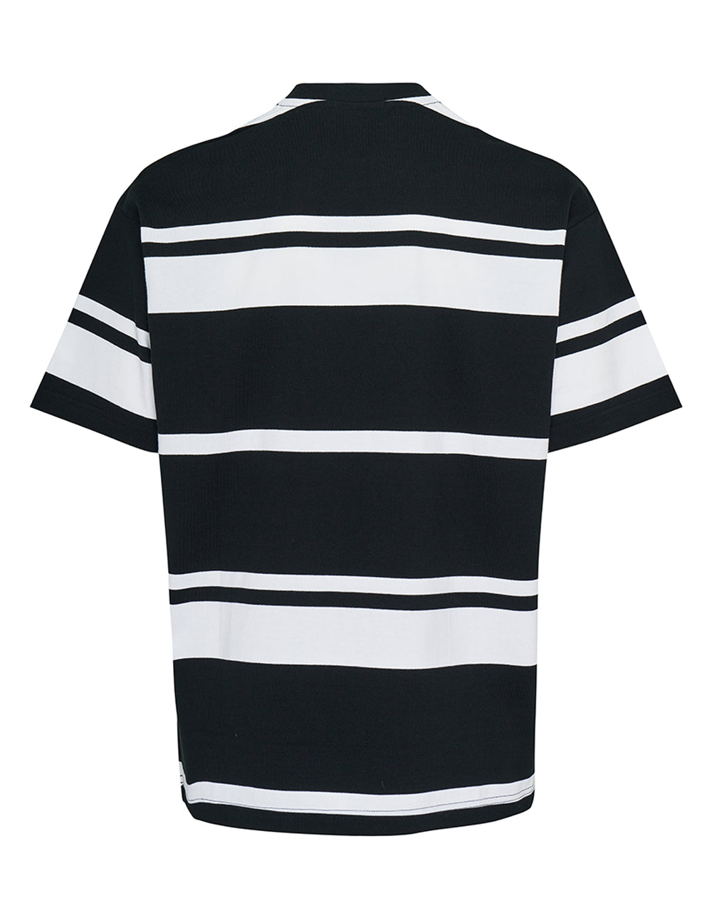 棉質平紋針織橫條紋 T 卹