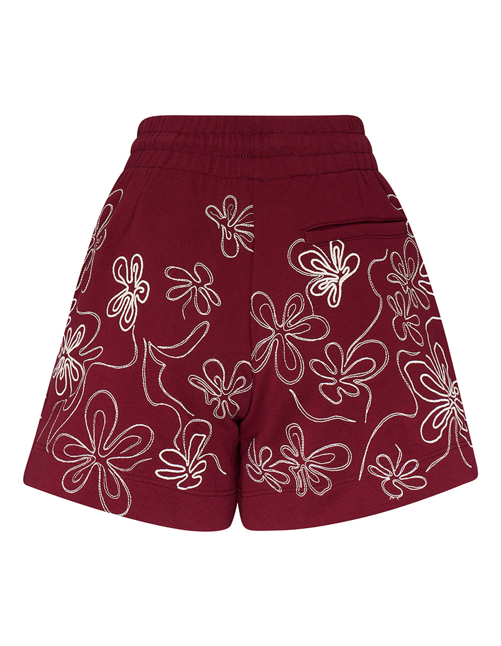 Heavy Cotton Wide Leg Sweat Shorts