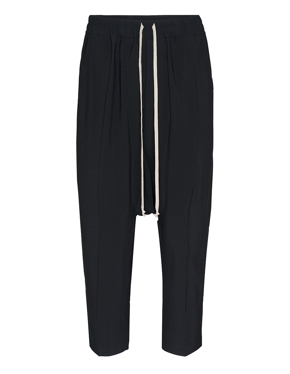 Drawstring Cropped Cady Crepe Pants