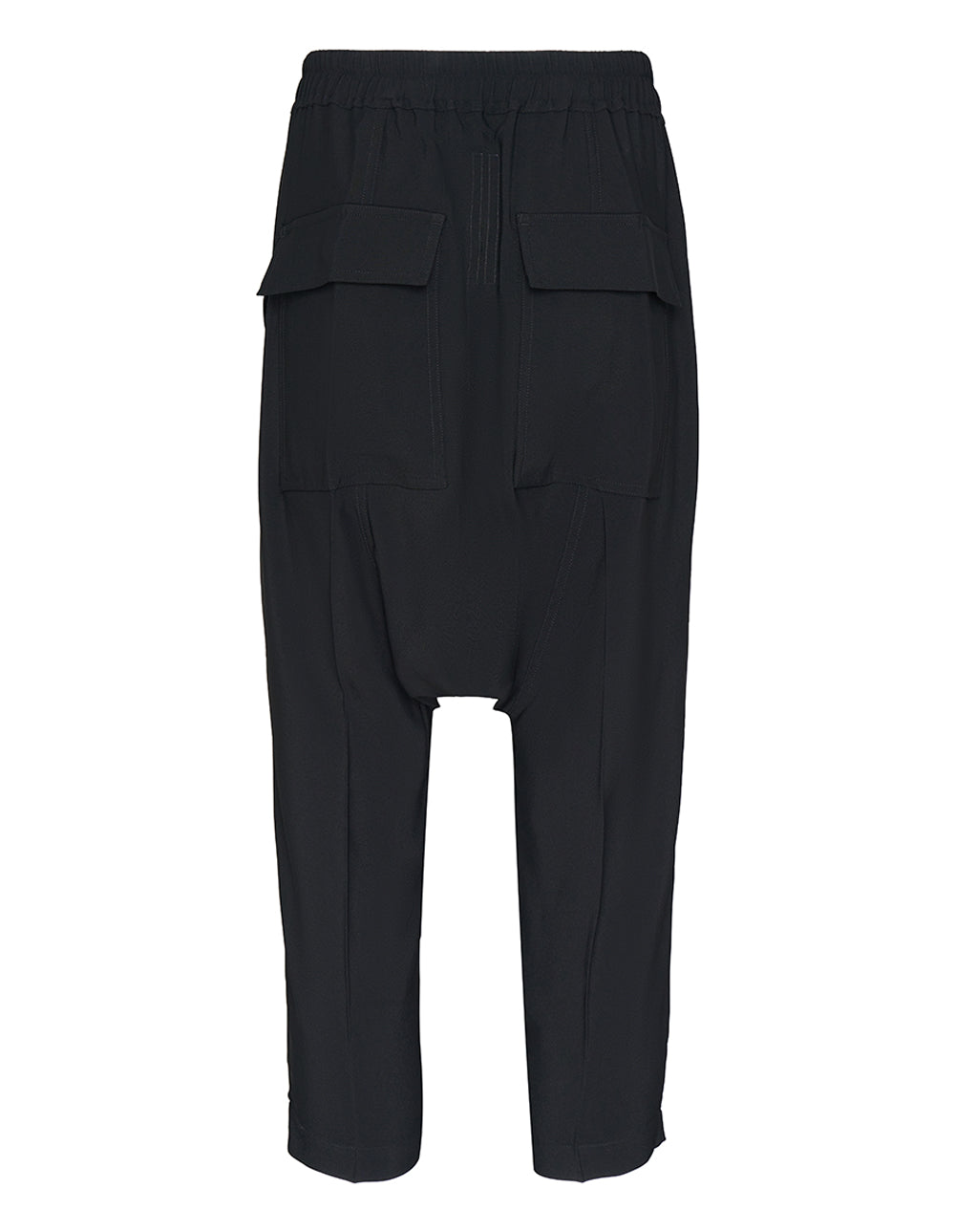 Drawstring Cropped Cady Crepe Pants
