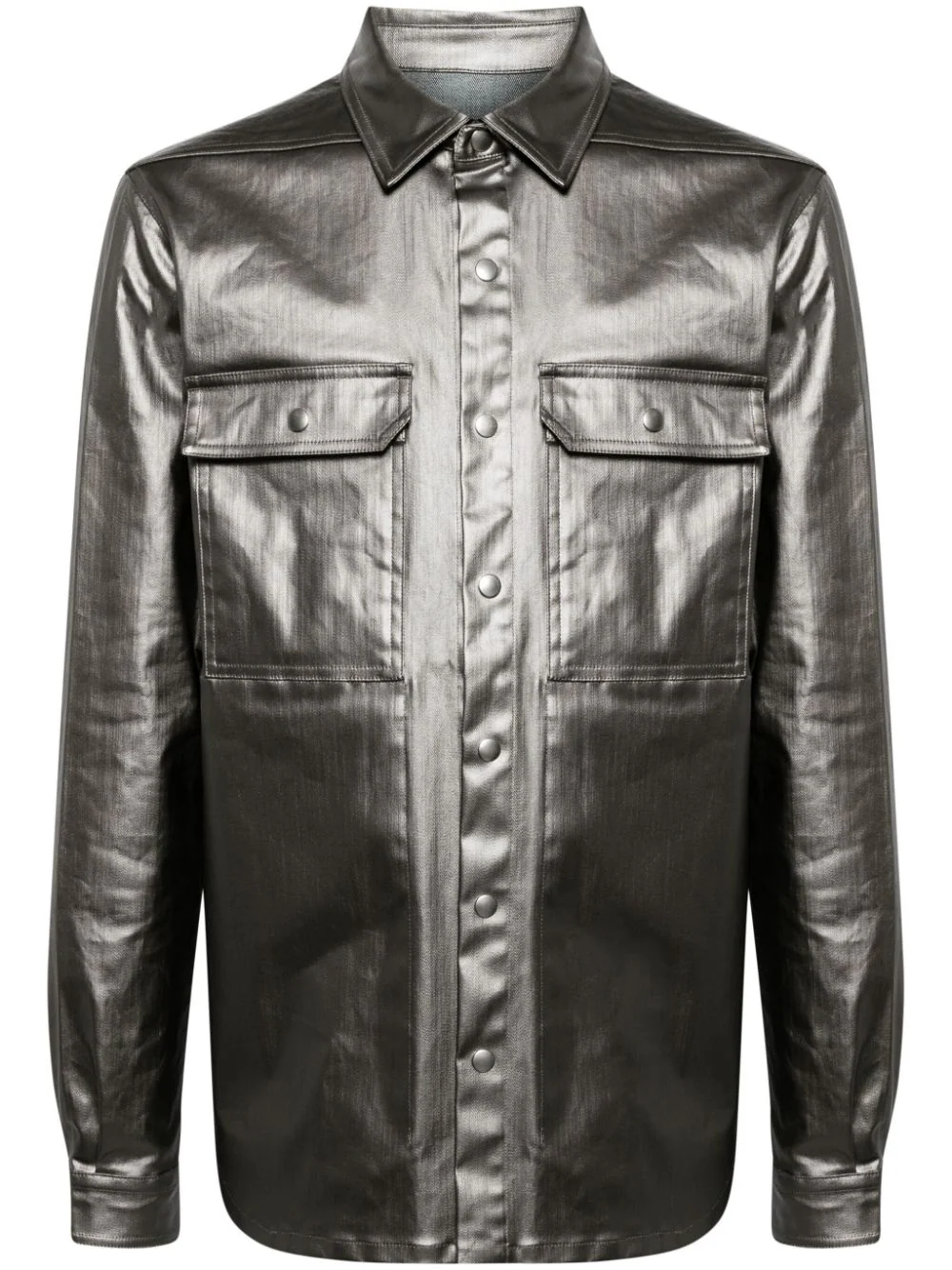 Outershirt Coated Stretch Blouson