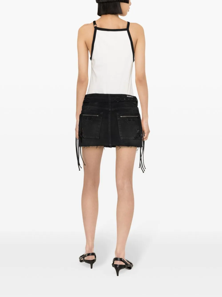 Buckle Contrast Tank Top