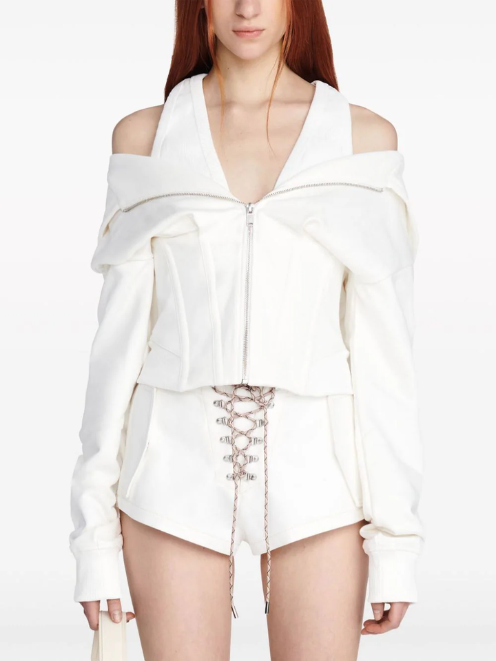 Layered Corset Hoodie