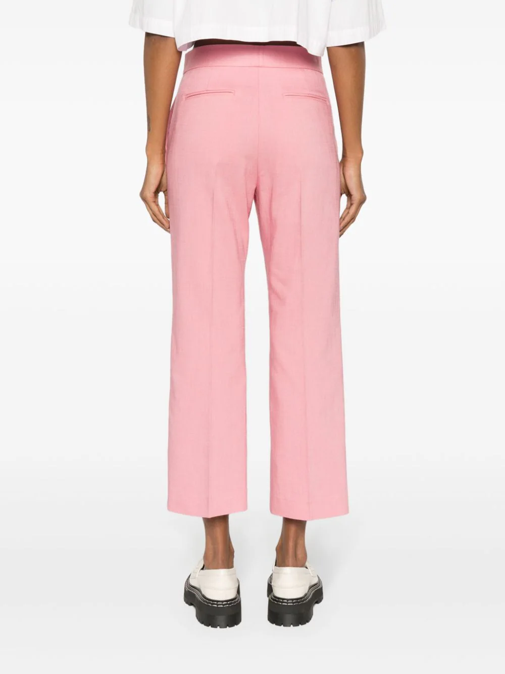 Cropped Straight Pants