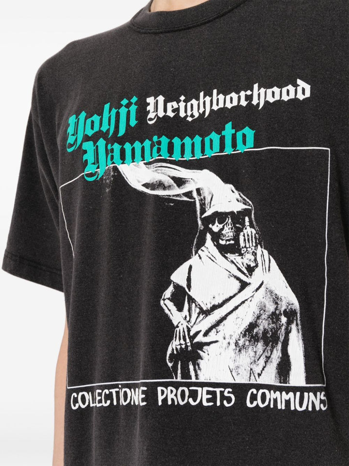 Yohji Yamamoto x NEIGHBORHOOD 棉質平紋針織 PT 短袖 T 卹