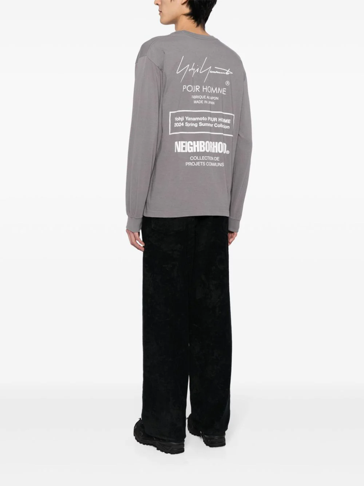 Yohji Yamamoto x NEIGHBORHOOD Cotton Jersey PT Long Sleeve Tee