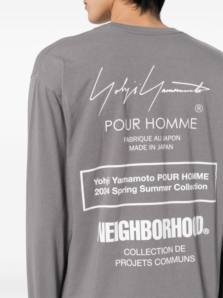 Yohji Yamamoto x NEIGHBORHOOD Cotton Jersey PT Long Sleeve Tee