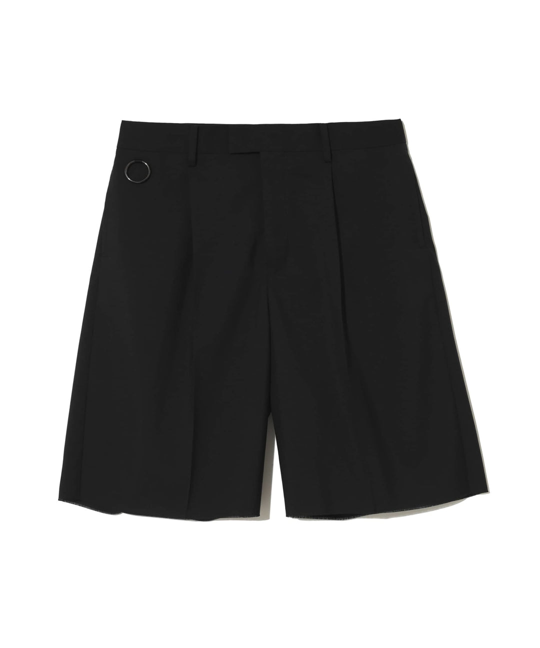 Black Pleated Shorts