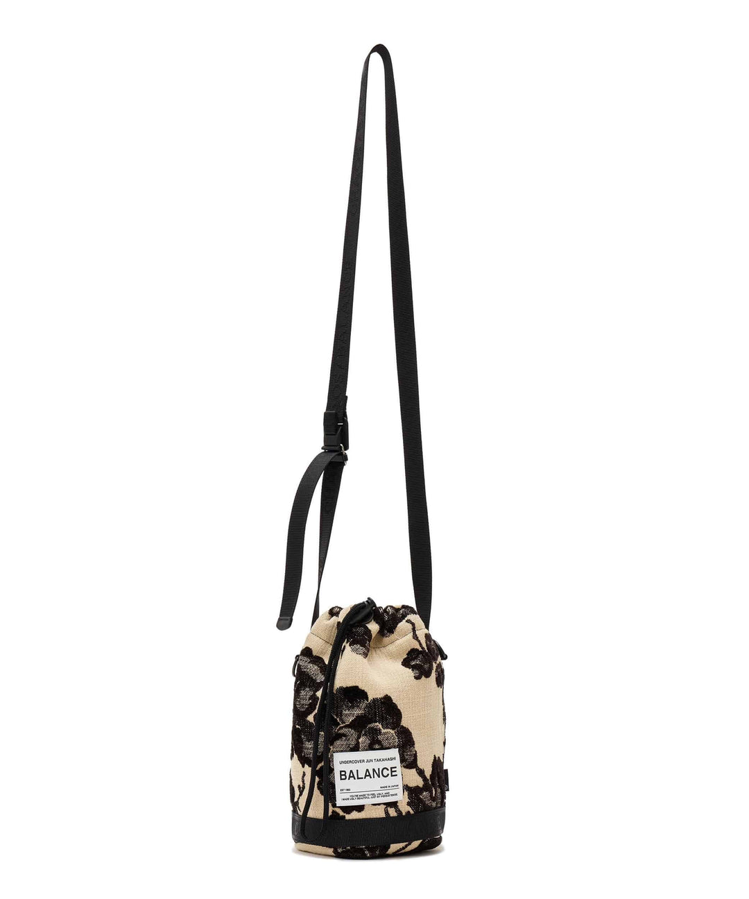 Black Floral Print Crossbody