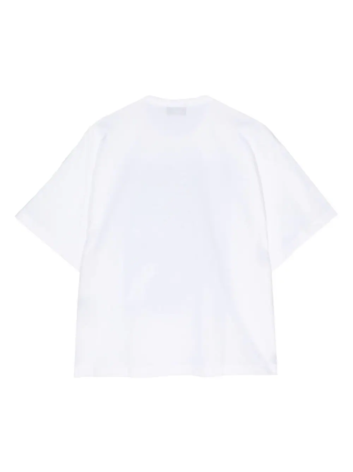 Ski Print Tee White
