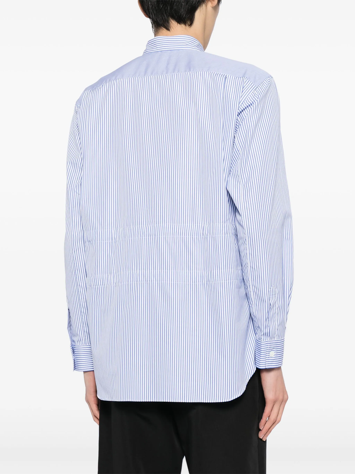 Drawstring Stripe Shirt