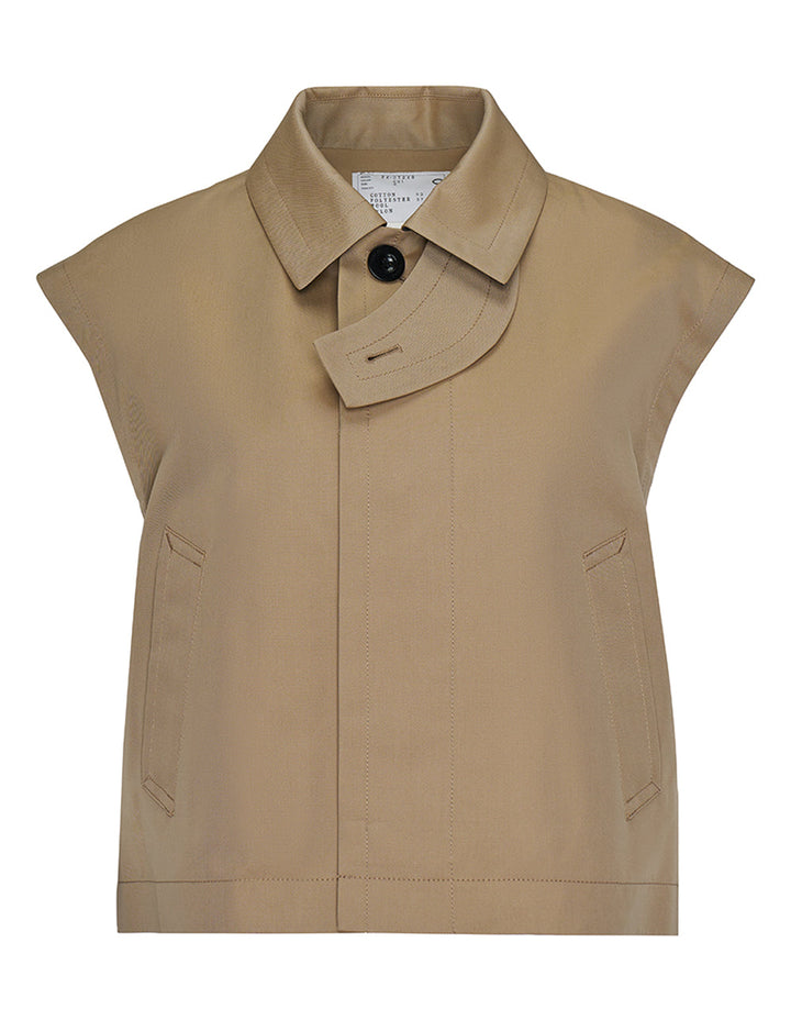 Cotton Gabardine Vest