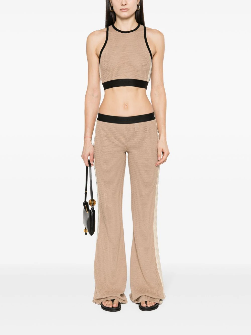 Logo Tape Knit Pants