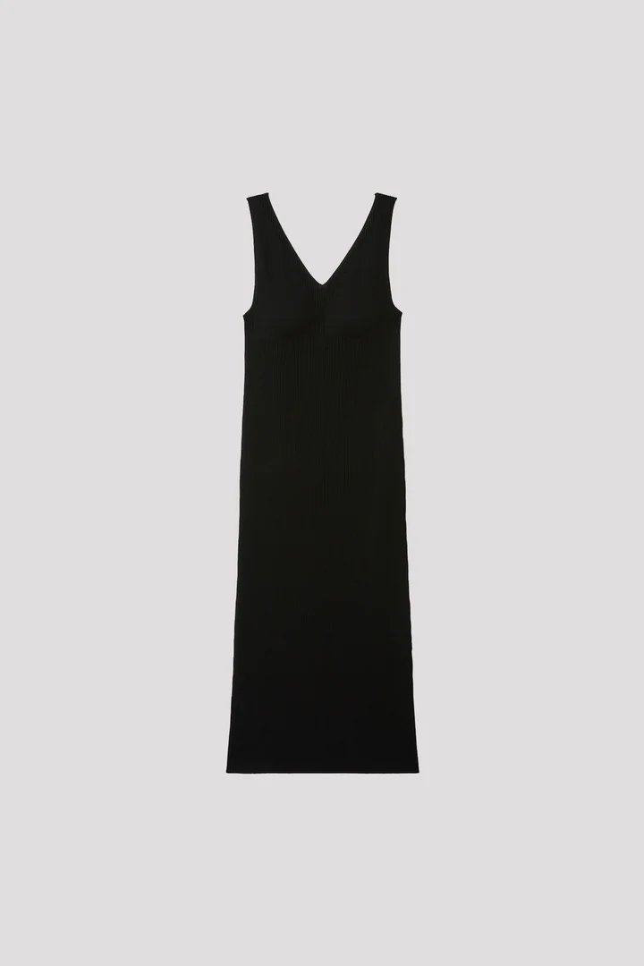 Rib Sleeveless Dress