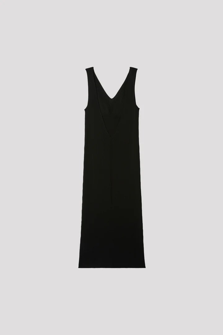 Rib Sleeveless Dress