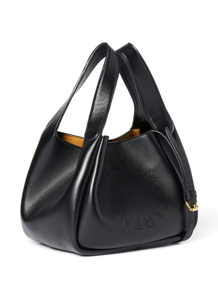 標誌立方體單肩包 光滑