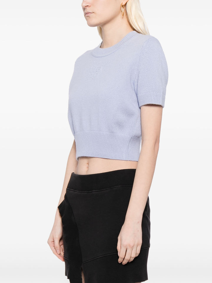 Short Sleeve Cropped Pullover