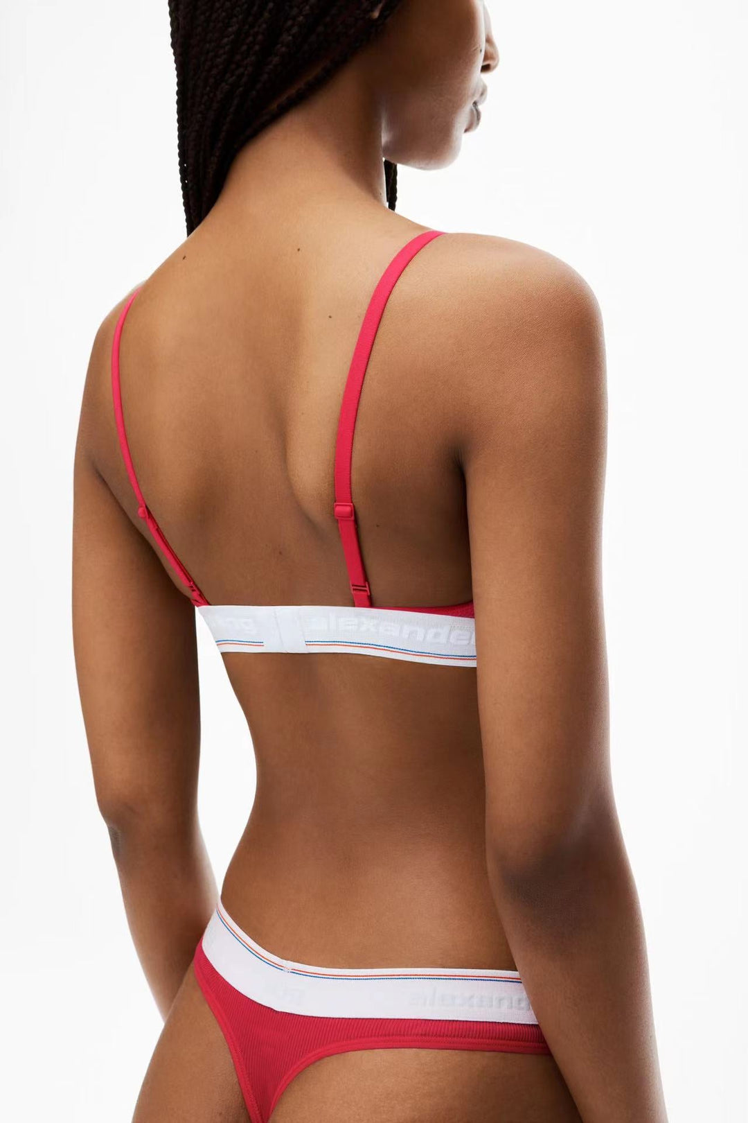 Classic Thong In Ribbed Cotton Jersey