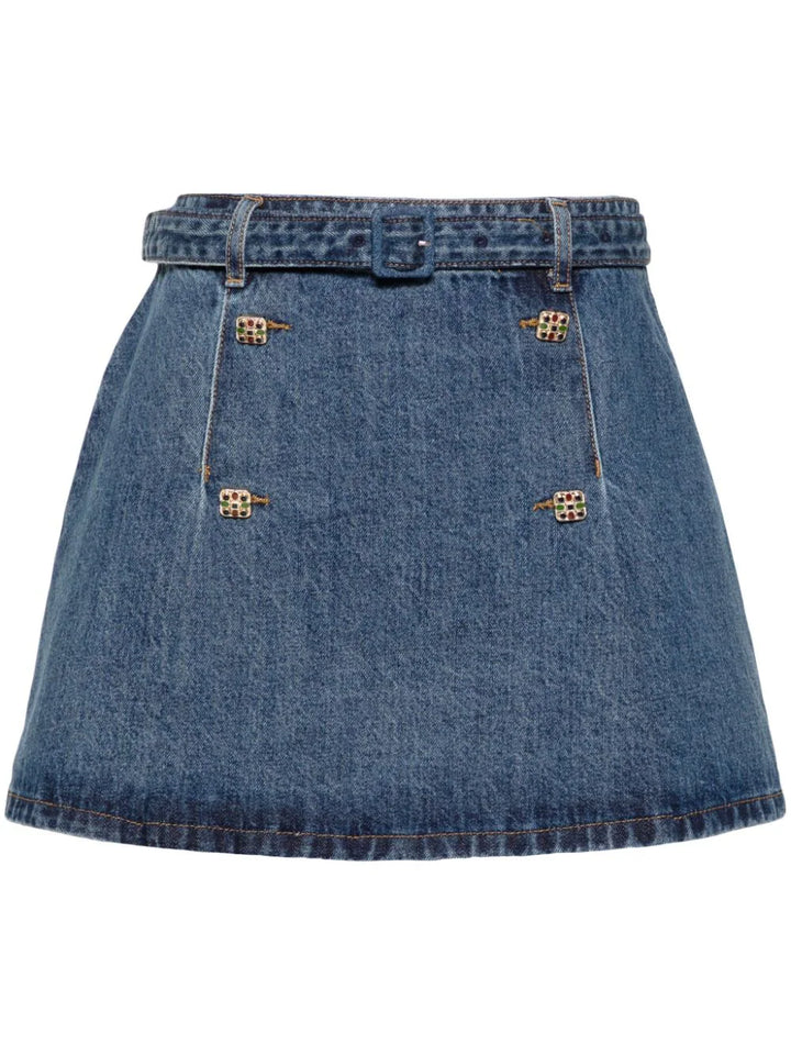 Denim Mini Skirt