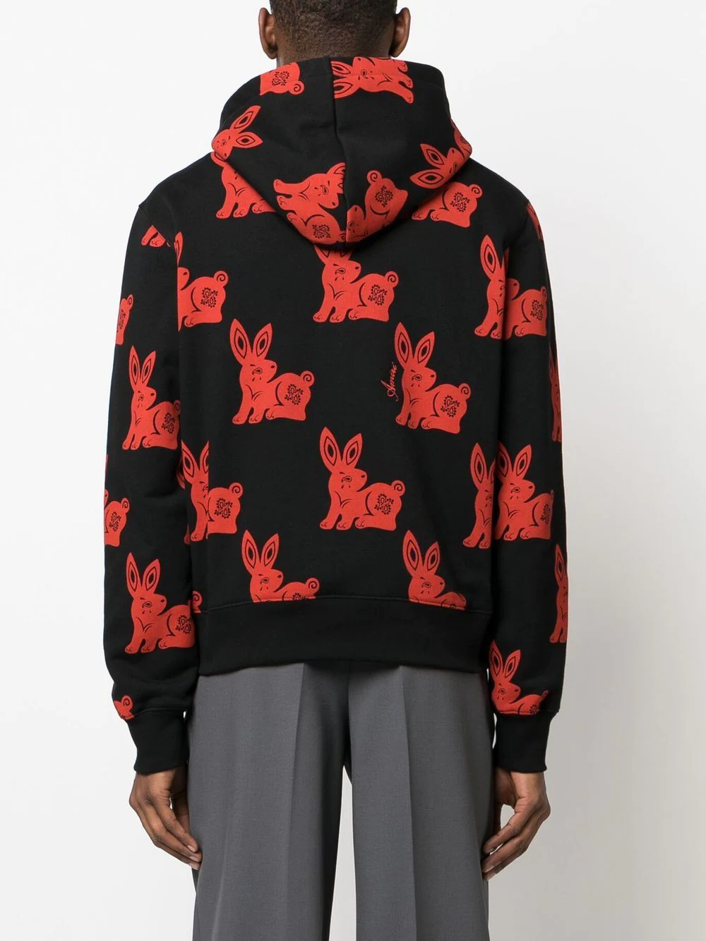 AMIRI-Rabbit-Allover-Hoodie-Black-3
