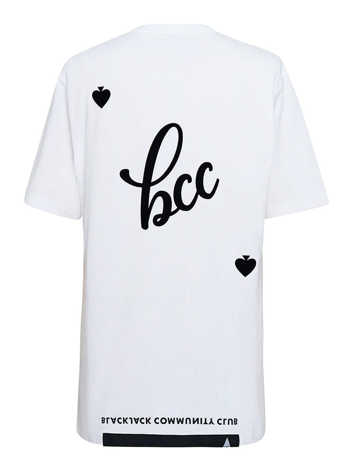 BLACKJACK Human Deck Unisex T-Shirt White 1