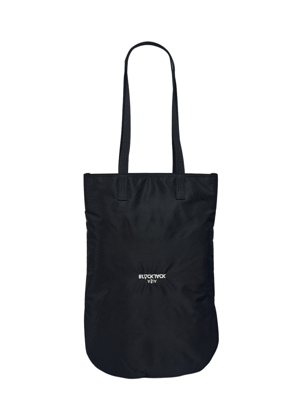 BLACKJACK Tote In Shiny Nylon Black 1