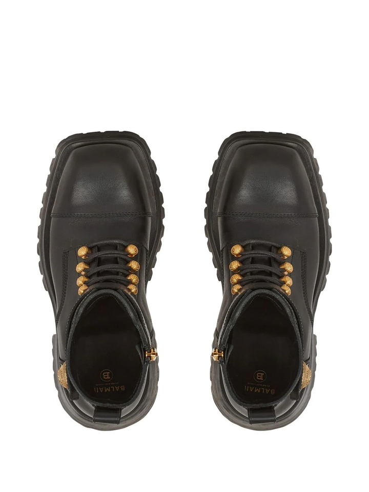 Balmain Ranger Army Boots Black 4