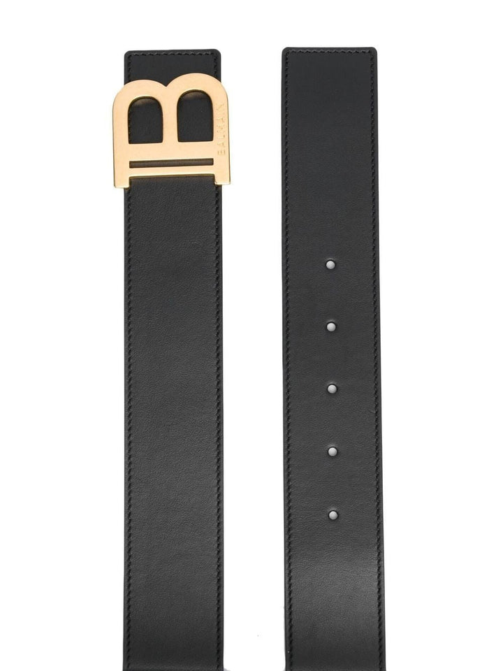 Balmain Thin B-Belt Black 2