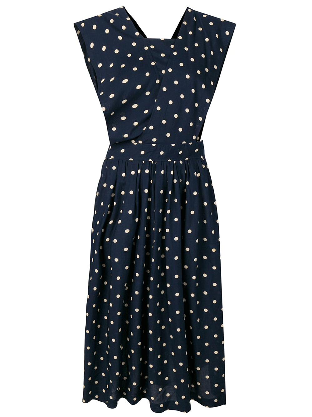 COMME-des-GARCONS-COMME-des-GARCONS-Polka-Dot-Dress-Burgundy-1