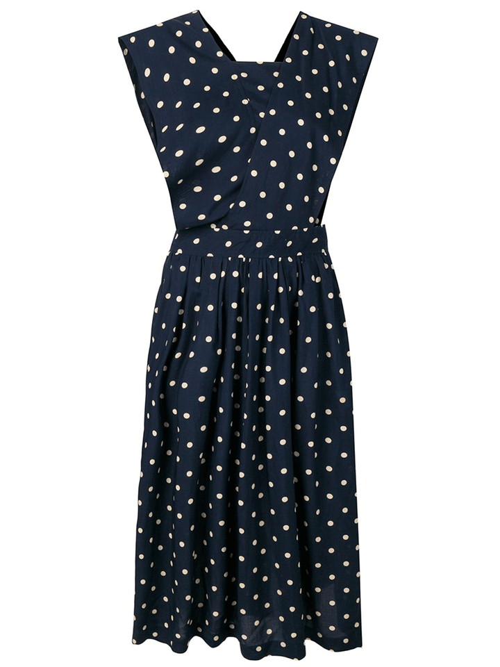 COMME-des-GARCONS-COMME-des-GARCONS-Polka-Dot-Dress-Burgundy-1