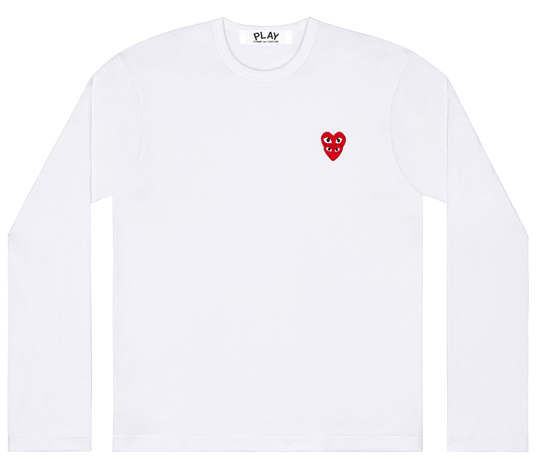 COMME-des-GARCONS-PLAY-Heart-On-Heart-Emblem-Long-Sleeve-Tee-Men-White-1