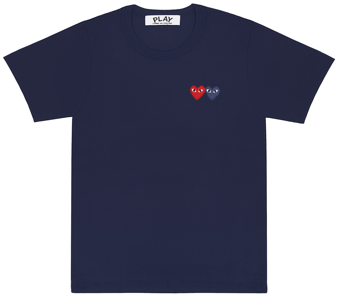 COMME-des-GARCONS-PLAY-Navy-With-Red-And-Blue-Heart-Tee-Men-Navy-1