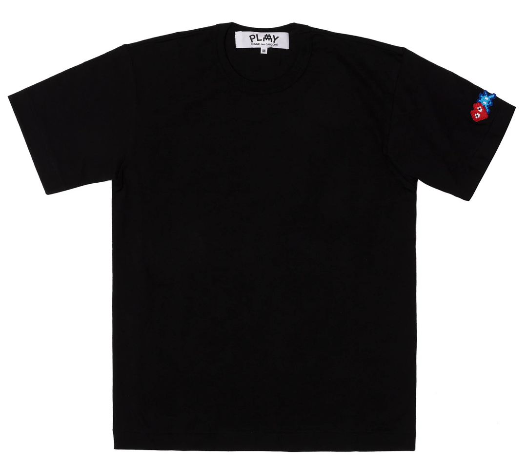 COMME-des-GARCONS-PLAY-x-INVADERT-Shirt-Men-Black-1