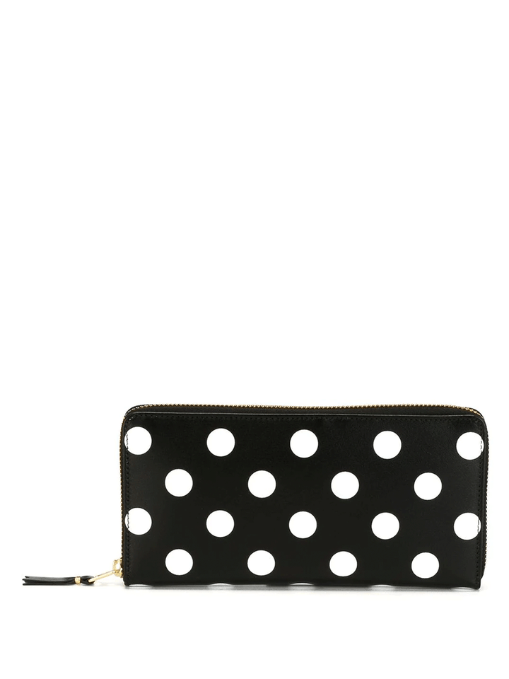 COMME-des-GARCONS-WALLET-Dots-Printed-Long-Wallet-Black-1
