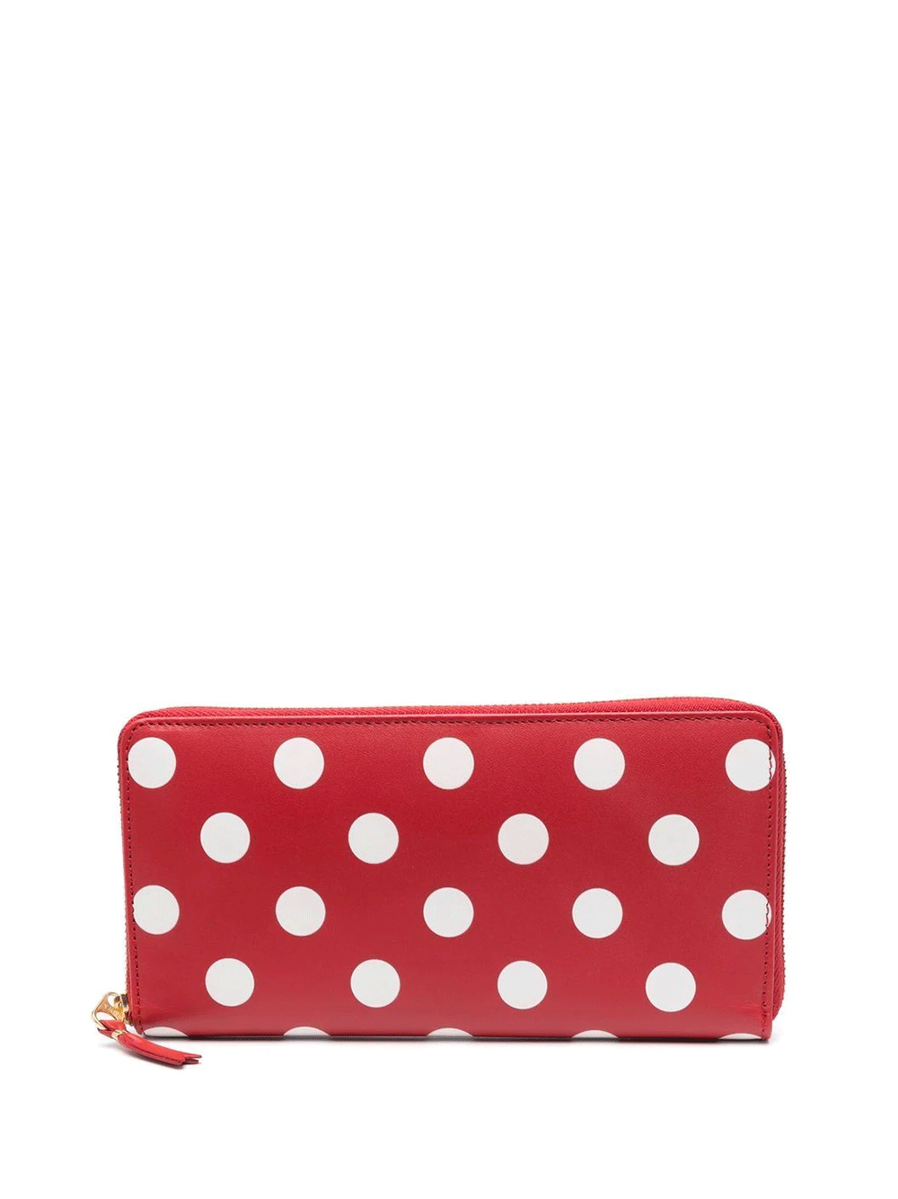 COMME-des-GARCONS-WALLET-Dots-Printed-Long-Wallet-Red-1