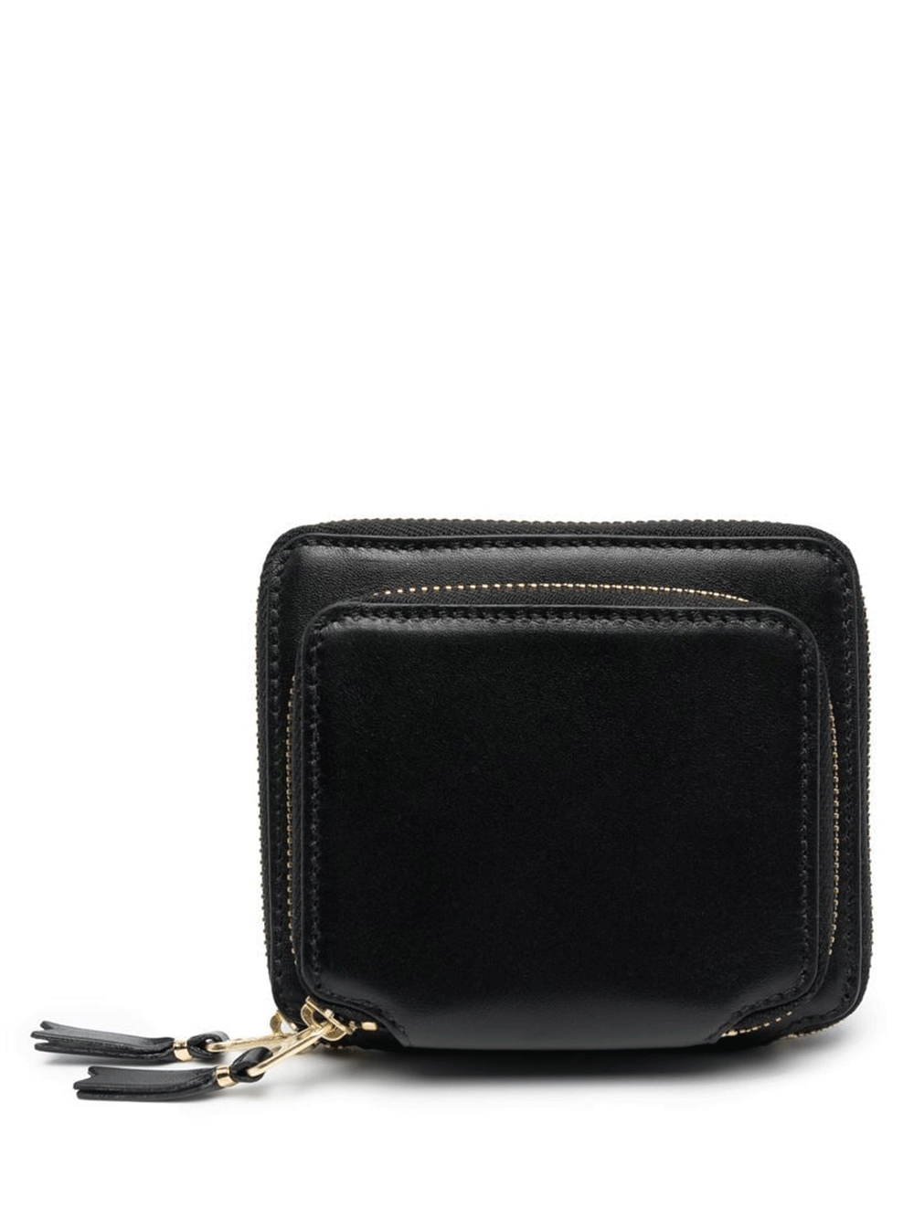 COMME-des-GARCONS-WALLET-Double-U-Zip-Black-1