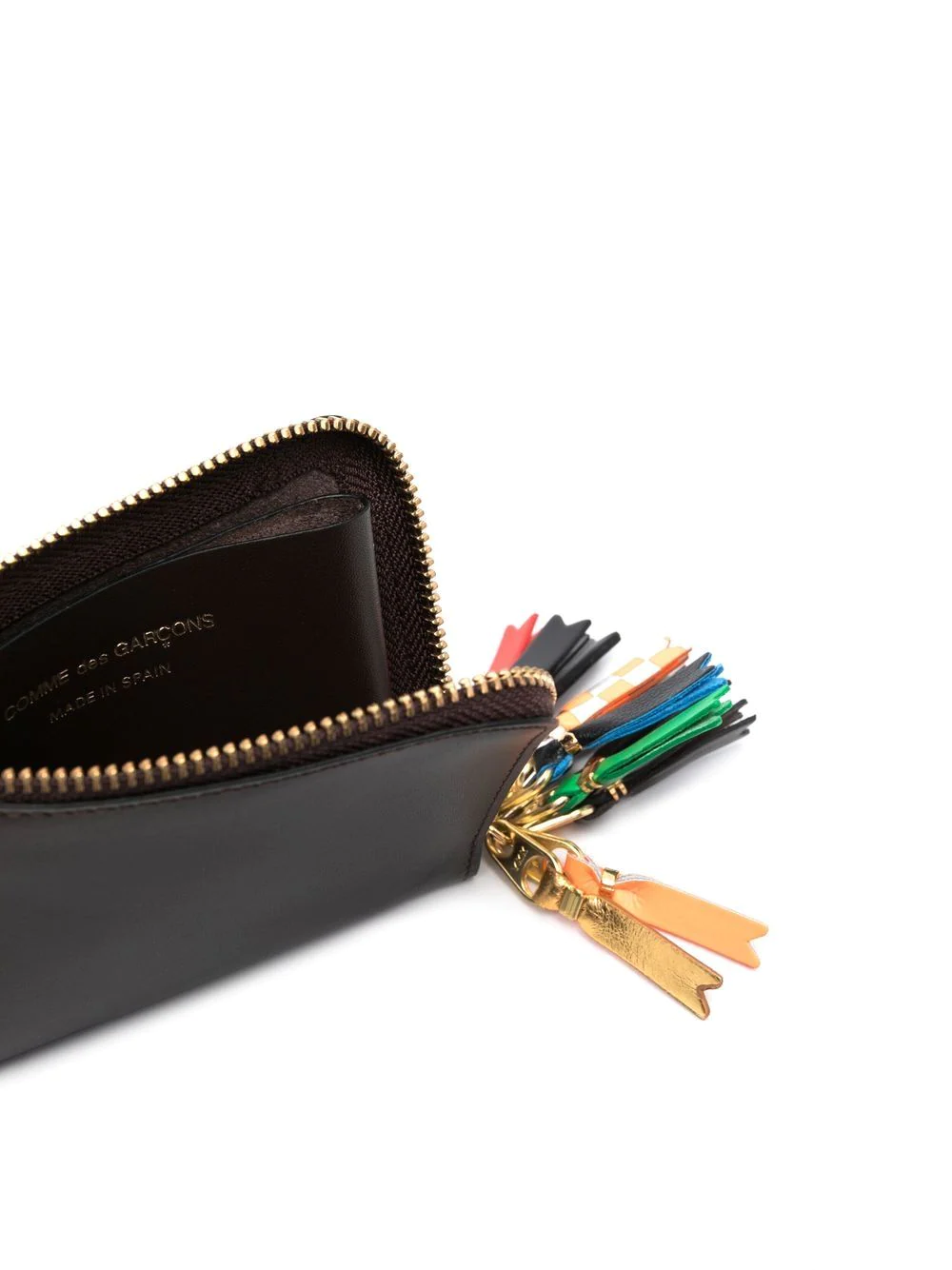 COMME-des-GARCONS-WALLET-Zipper-Pull-L-Zip-Brown-2