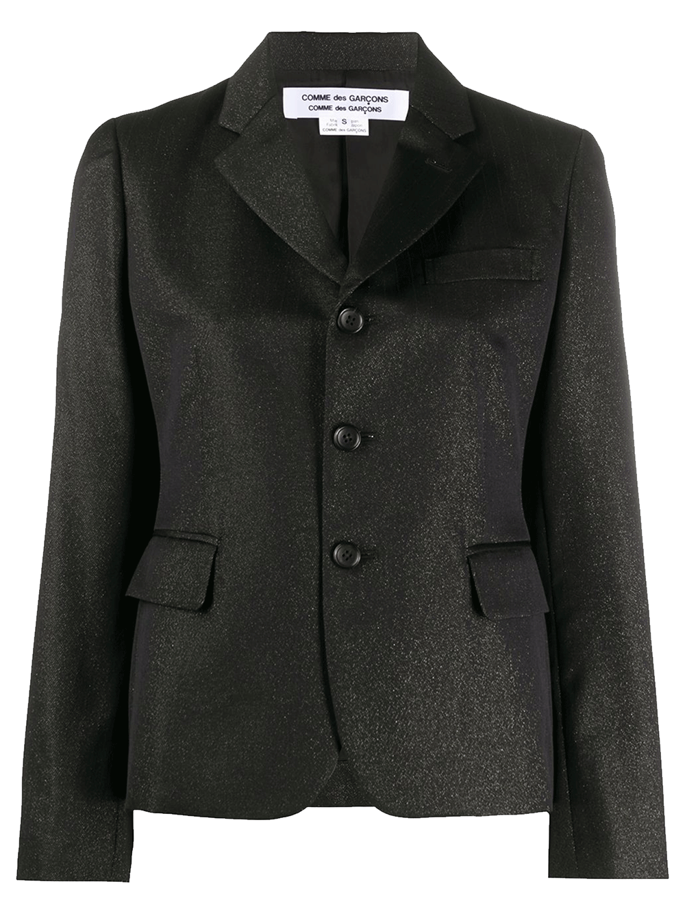 COMME-des-GARCONS-Wool-Nylon-Jacket-Black-1