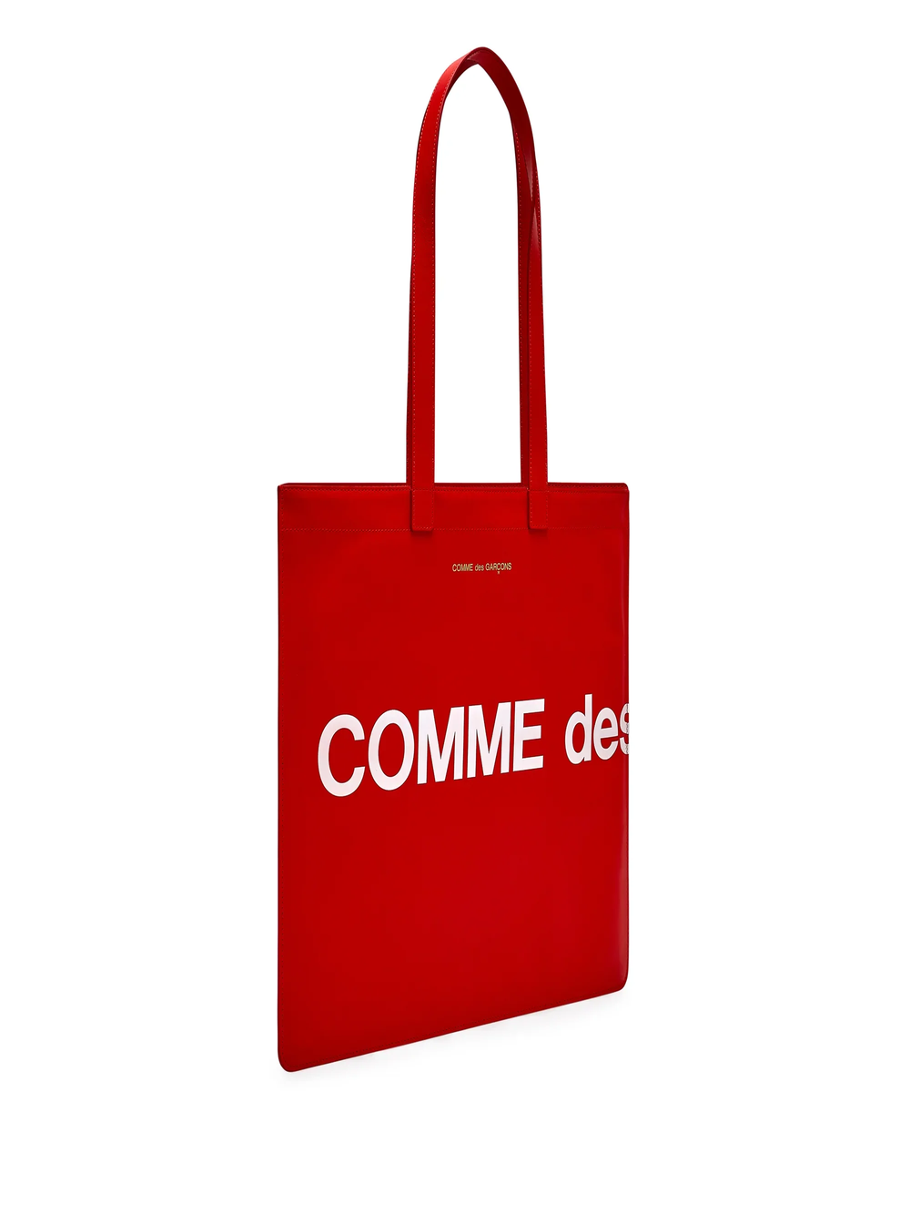 COMME des GARCONS WALLET Huge Logo Tote Red 2