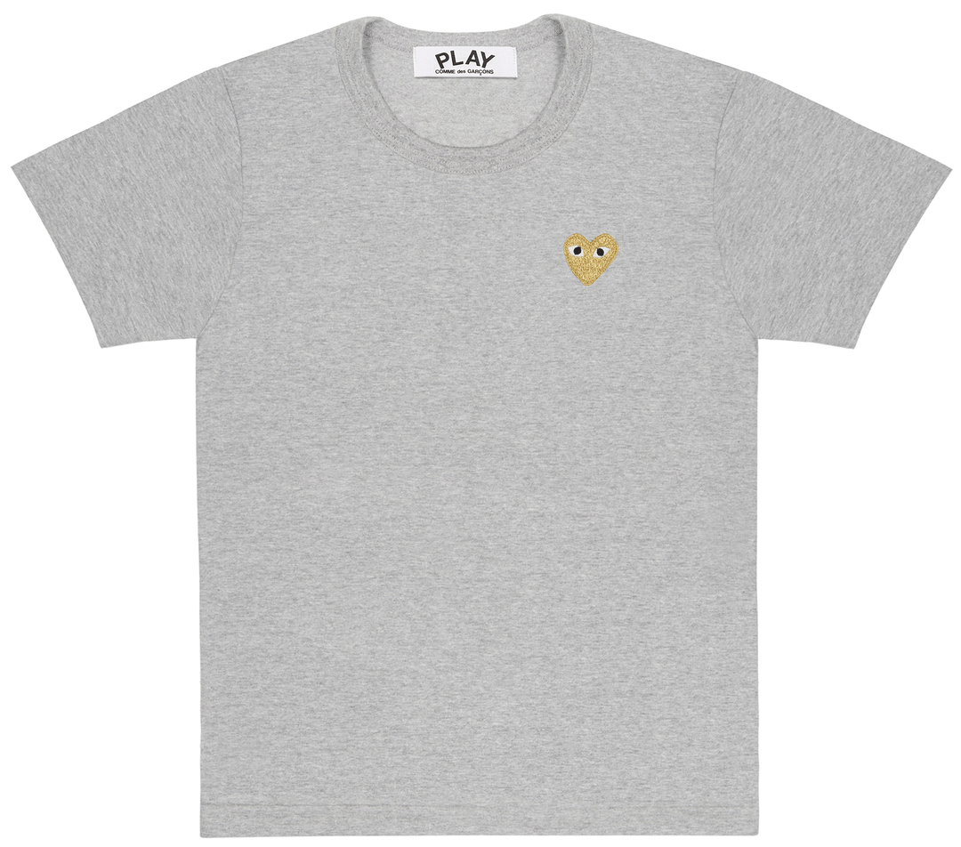 Comme des Garcons Play Gold Emblem Women Grey 1