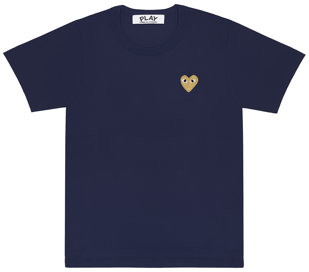 Comme des Garcons Play Gold Emblem Women Navy 1