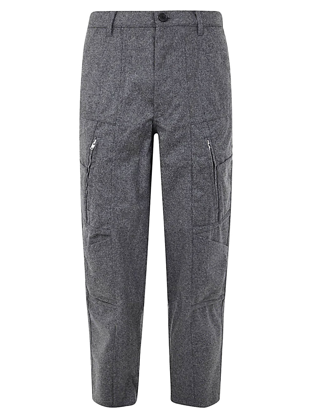 Comme Des Garcons Shirt Duperfine Merino Wool Pants Grey 1