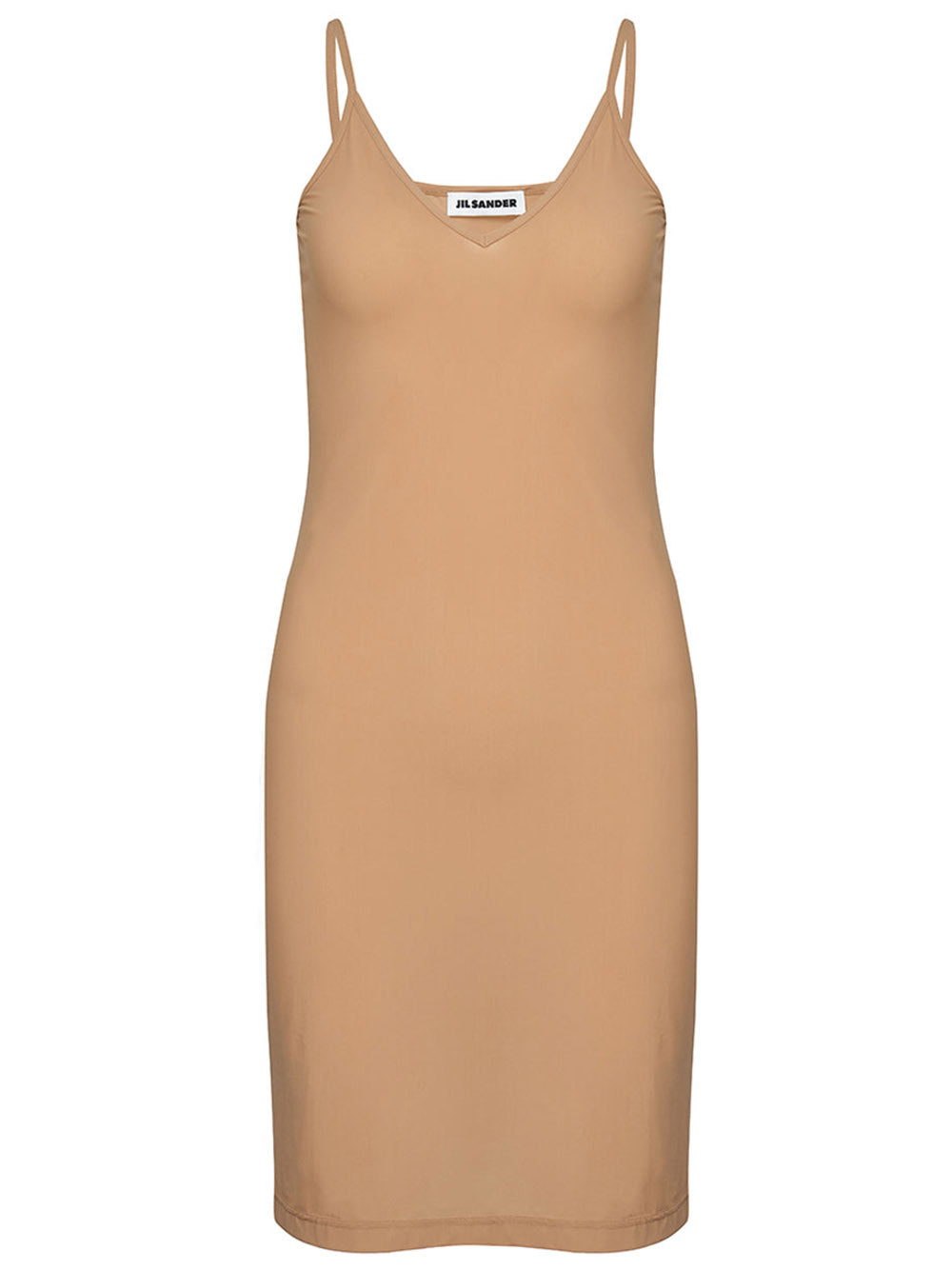 Jil-Sander-2Nd-Skin-V-Neck-Slip-Beige-1