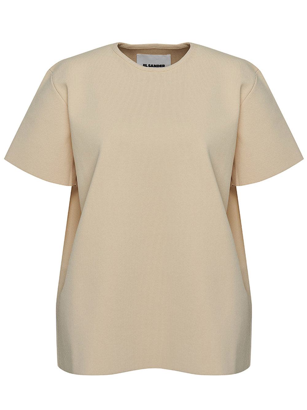     Jil-Sander-Compact-Knit-Top-Beige-1