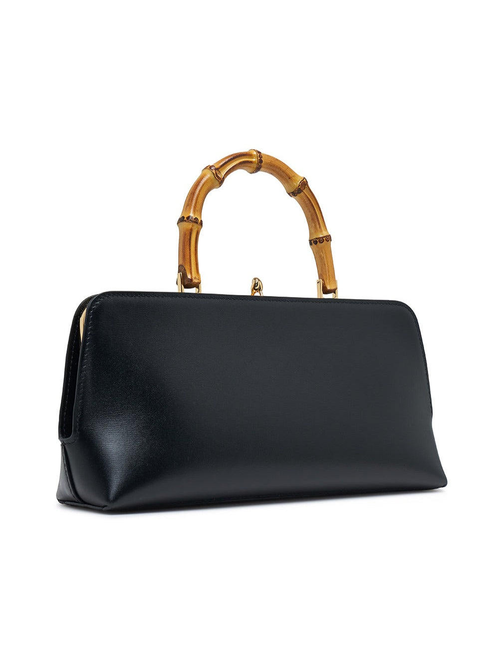 Jil-Sander Goji Bamboo Top Handle Small Black 2