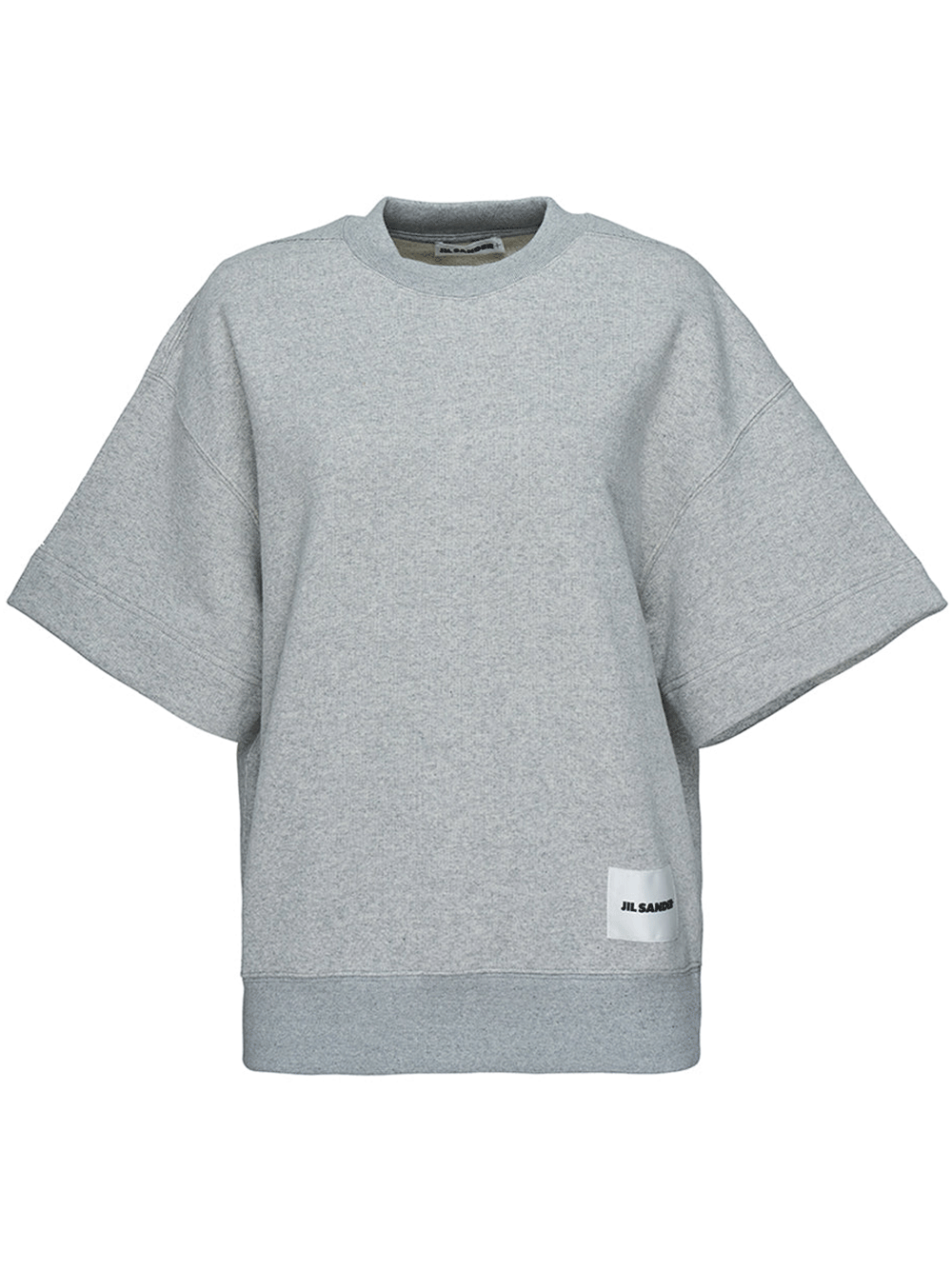 Jil-Sander-J+Crew-Neck-Short-Sleeves-Tee-Grey-1