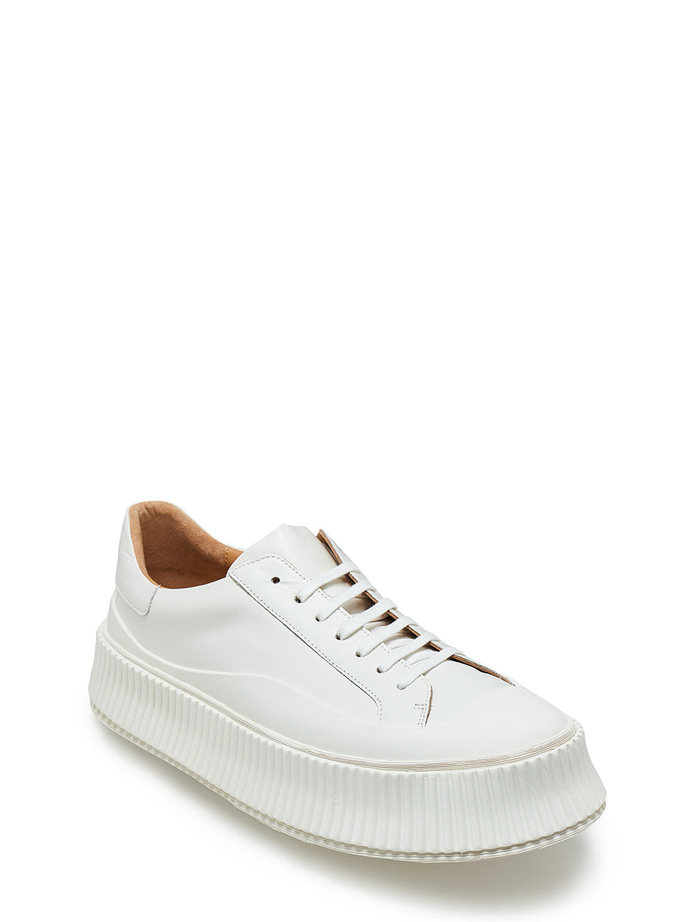 Jil Sander Agnellato Sneakers Natural 2