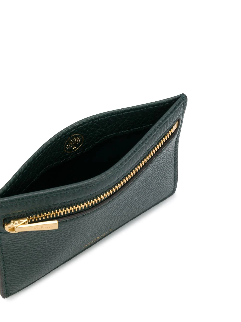 Mulberry Zipped Credit Card Slip Dark Green 3