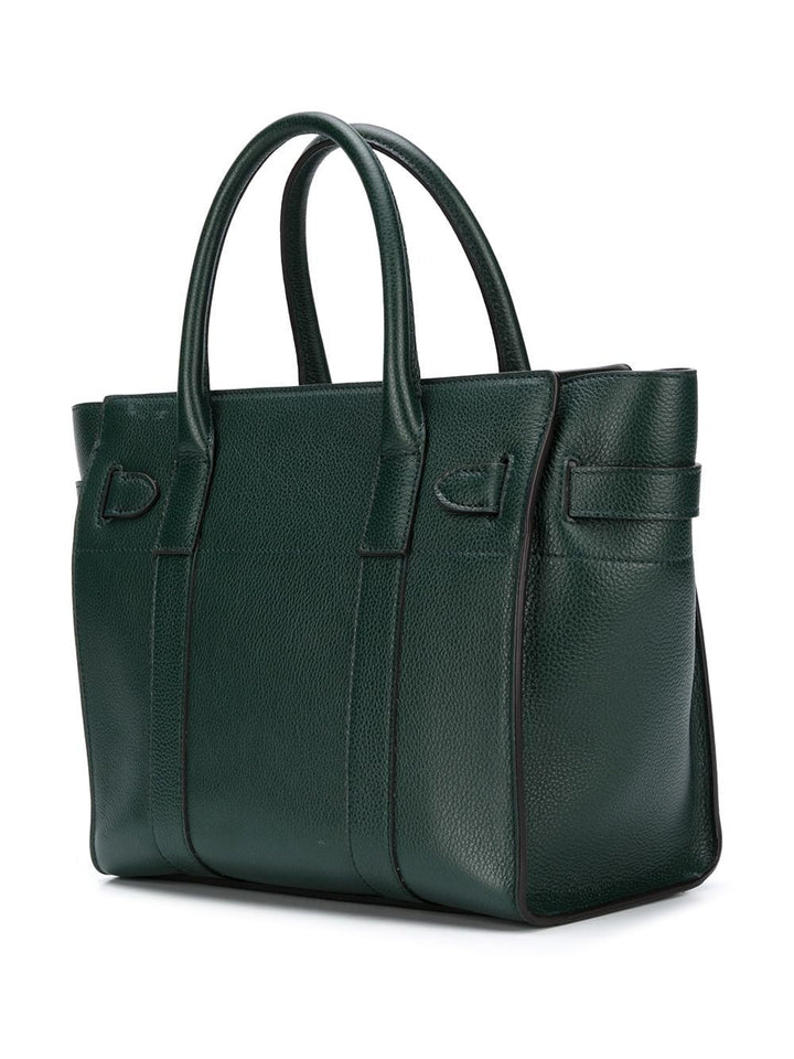 Mulberry Small Zipped Bayswater Sml Classic Grain Green 3